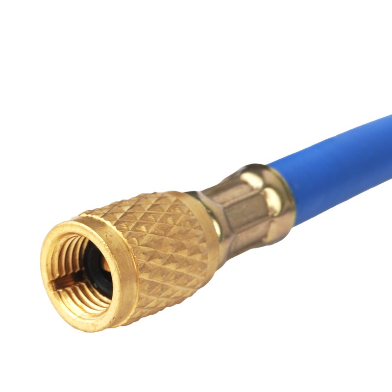 BACOENG AC Freon Refrigerant Recharge Charge Hose Kit, 1/4" Can