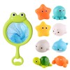 Play with the Bath! LED Flashing Goldfish Scooping Set, Fishing,