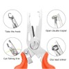 XSAJU Fishing Pliers Stainless Steel Multi-functional Split Ring Removal Needle