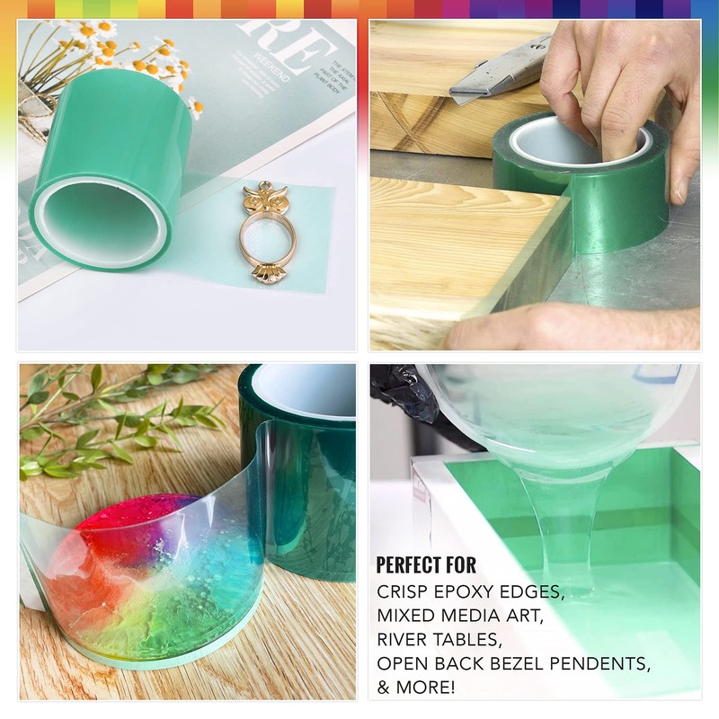 Pixiss Extra Wide Epoxy Mold Release Tape - Polyester Tape