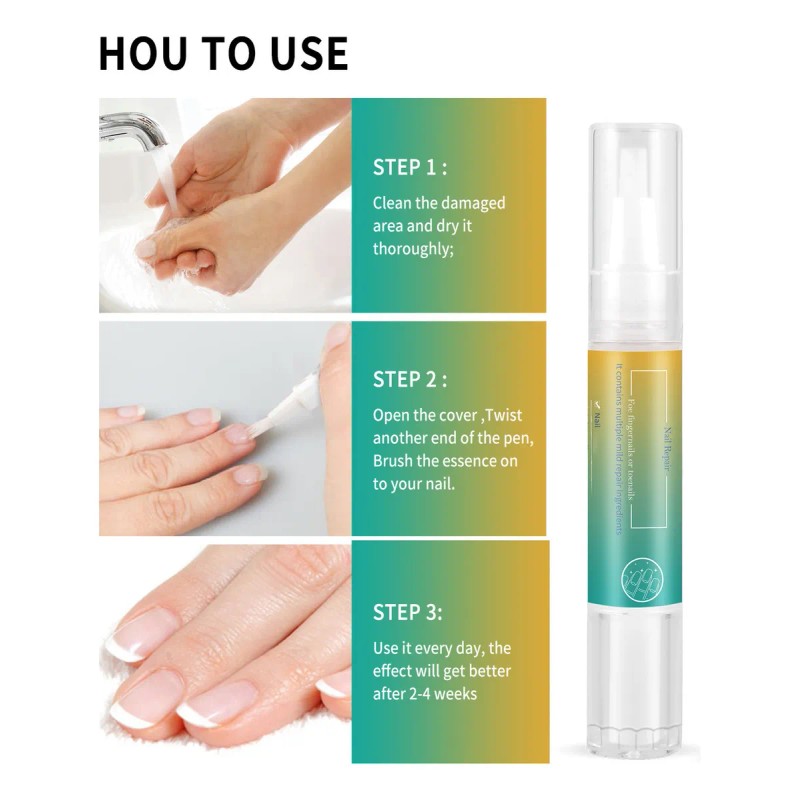 Limpiador Líquido Reparador Para El Cuidado De Las Uñas, 5