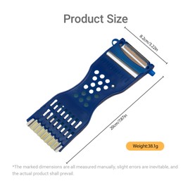 GWAWG Mandoline Vegetable Slicer 2 Pack, Multi-Function Julienne Peeler and Cutter, Potato Vegetable Shredder, Kitchen Fruit Veggie Peeler Tool for Home Cooking & Meal Prep