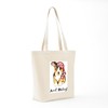 CafePress Welsh Corgi Pirate Tote Bag Reusable Natural Beige Canvas