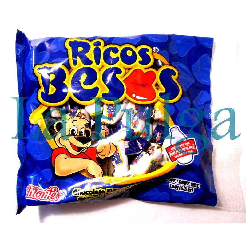 3 - Montes Ricos Besos Chocolate Flavor Toffees Mexican Candy