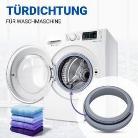 VIOKS Door Seal for Washing Machine Compatible with Miele 6816000 Diameter 330 mm for W700 W800 W900 / Door Seal Door Rubber Sealing Ring for Mondia Novo Meteor Gala Washing Machines Front Loader