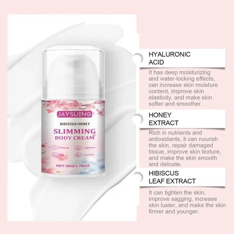Crema Corporal Reductora Reafirmante Jaysuing Hibisco Miel