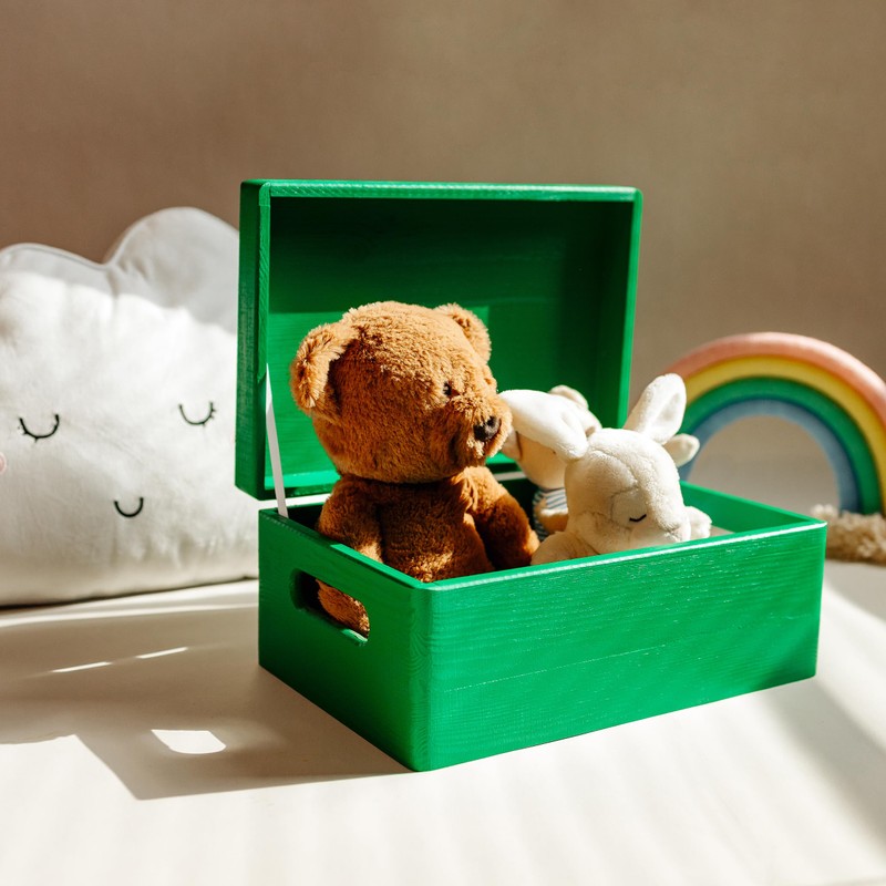 Creative Deco Large Wooden Box, 30 x 20 x 14