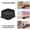 MYMULIKE 3 Inch Bed Risers Heavy Duty, Oversized Furniture Risers,