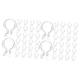 Operitacx 100 Stk Nasenklammer Nasenringe Nasenring Silikon Schmuckzubehör Blanko Nasenring Zubehör Für Nasenschmuck Clip-on-ohrring- Aufsteckbar Ohrringe Kieselgel