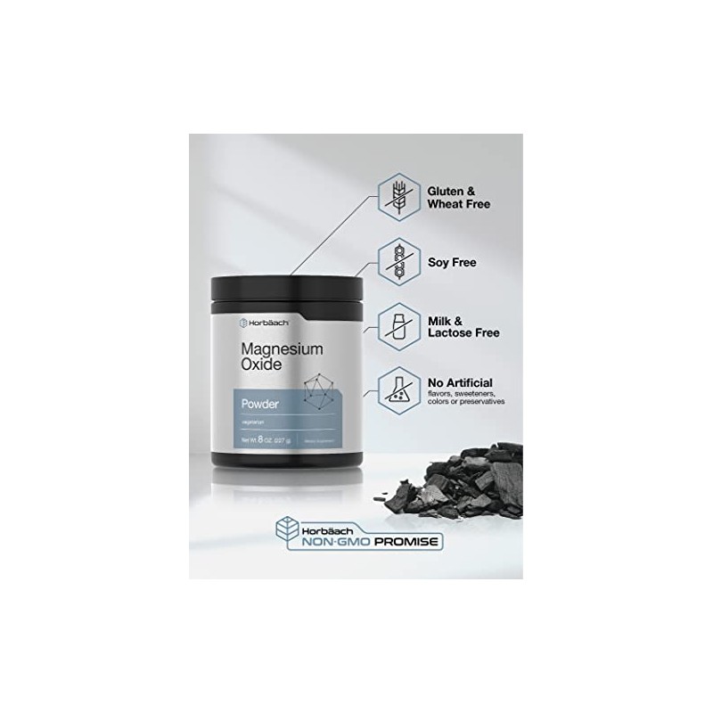 Horbäach Polvo de óxido de magnesio | 400 mg |