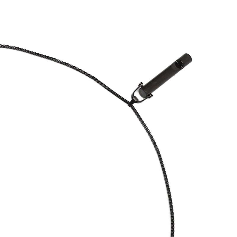 Whistle Pedant Necklace Reduce Anxiety Cylindrical Deep Breathing Stress Relief