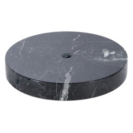 B&P Lamp® 5 Inch Diameter Round Black Onyx Base