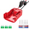 1 Pack Power Wheel Adapter Compatible with Milwaukee 18V Battery