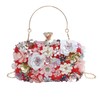 Lanpet Women Clutches Flower Evening Handbag Chain Strap Shoulder Bag