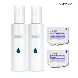 Glow Spa Sebum Clear 100ml 1+1+60 cotton pads/pore sebum care / 글로우스파 세범클리어 100ml 1+1+화장솜60매 / 모공 피지 케어