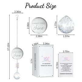 In Memory Forever Shine Crystal Suncatcher