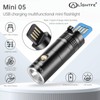 LIGHTFE MINI05 Keychain Flashlight Rechargeable Multi Functional MINI Light Intelligent