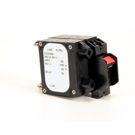 Nieco 15480 Rocker Switch Circuit Breaker, 50 Amp