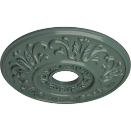 Ekena Millwork CM18VLCBF Valletta Ceiling Medallion, Cloud Burst