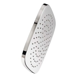 aquaSu aquaSu? Kopfbrause Oliva mit 1 Strahlart | eckig | chrom | 25 x 25 cm Sprayplatte | mit Kugelgelenk | Antikalk-Noppen | Standard-Gewinde: 1/2 | Wellness-Regendusche | 72277 3