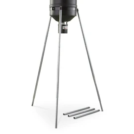 AMERICAN HUNTER Standard 8' Durable Stable Versatile Coated Steel Leg Kit for 225 LB Tripod Game Feeder | 3 Legs - 4 Sections Each