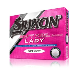 Srixon Women's Soft Feel Dozen Golf Balls, soft white