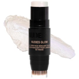 NUDESTIX Nudies Glow All Over Face Highlight Colour 8g (Various Shades), Color er Brown Sugar, Baby
