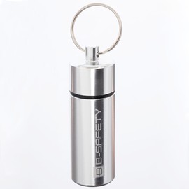 B-Safety SILENTO Aluminum Storage Box Keychain 1 Pair Ear Plugs - 1 Piece