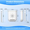 Controlled Release Toilet Bowl Cleaner Tablets Holder with Extension Rod,