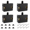 ZDRU 4 Pcs Cabinet Door Lamp Switch, On Off Closet