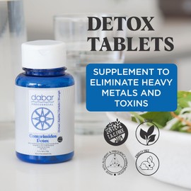Detox Tablets - Magnesium & Zeolite Supplement with Shungite, Sea Minerals & Activated Charcoal for Heavy Metal Detox, Immune & Natural Energy Support