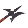 Medieval Warrior Large 46.5" Forged Carbon Steel Triple Edged Wood Handle Viking Axe