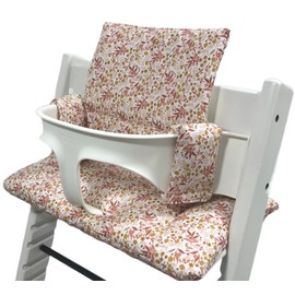 LUCCA kids Stokke Tripp Trapp High Chair Seat Cushion - Laminated Coating for Easy Cleaning