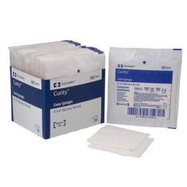 Kendall Curity Guaze Post-Op 4"X4" Sterile 2S In Peel Back Package - Pack of 2 - Model 2913