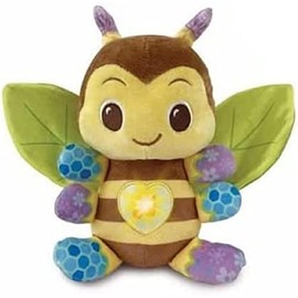VTech Baby Musik-Kuschelbiene – Interaktives Spielzeug, das spricht und singt – Auch ideal als Handpuppe – 100 Prozent recycelter Plüsch – Für Kinder von 3-36 Monaten