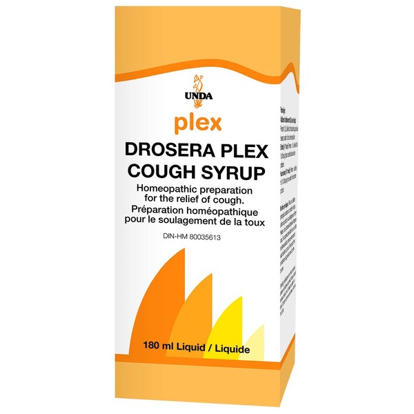 UNDA - Drosera Plex Cough Syrup - Homeopathic Preparation for