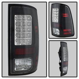 Spyder Auto 5077530 Dodge Ram 1500 13-18 / Ram 2500/3500 13-18 LED Tail Lights - LED Model only (Not Compatible With Incandescent Model) - Black