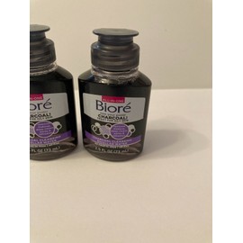 Bioré Lot of 2 Biore Charcoal Cleansing Micellar Water 2.5 fl oz. Squeeze Bottle