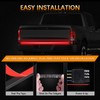 AMEXMART 48"/49" Tailgate Light Bar,Aluminum Frame Triple Row LED Tailgate