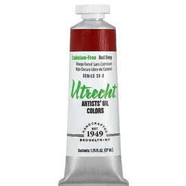 Utrecht Artists' Oil Paint - Cadmium-Free Red Deep, 37 ml