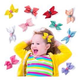 ZURLEFY Baby Girl Headbands and Bows Solid Turban Hair Band Toddler Newborn Infant Stretchy Headwear Accessories