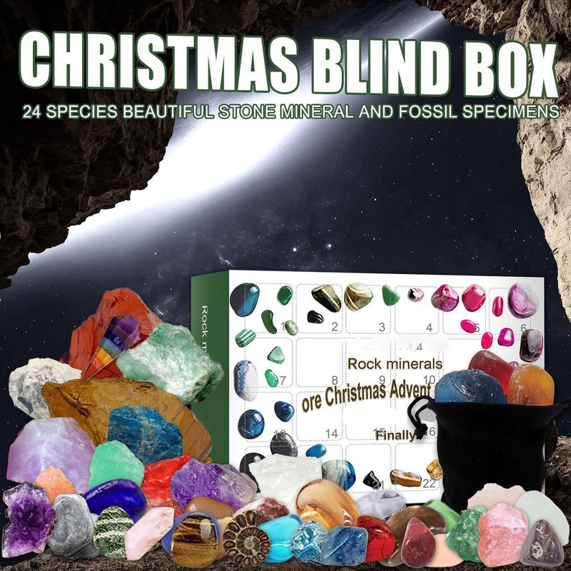 Christmas Ore Gift Box Countdown Calendar Multi Colors Fashion Surprise