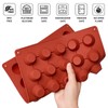 Puyeipt Mini Peanut Butter Cup Mold, Bite Size Silicone Chocolate