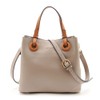 FIRANO 402290 3-Part Casual Chic 2-Way Handbag, Women's, Filano, beige