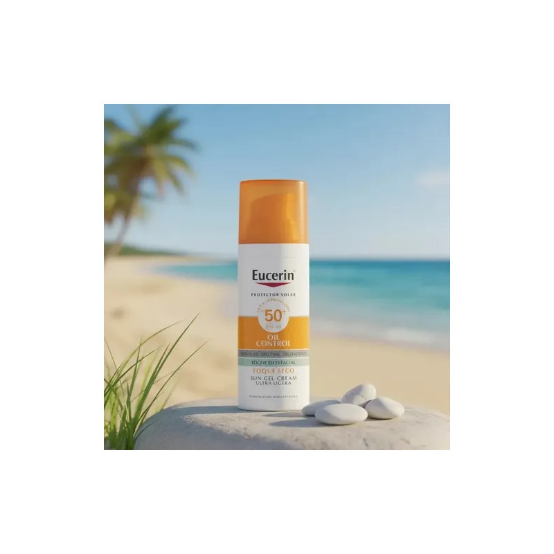 Protector Solar Eucerin Oil Control Anti-Brillo, Piel mixta a grasa