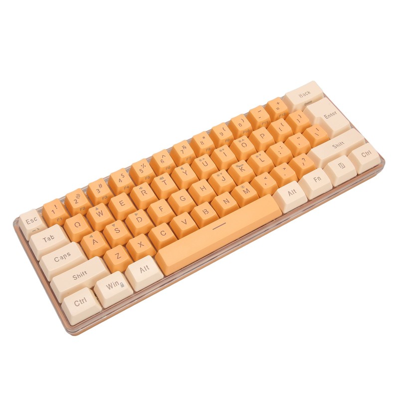 Gaming Keyboard USB 61 Keys Contrast Color RGB Light Key