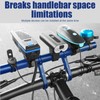 20cm Professional Handlebar Extension Frame Bike Handlebar Extend Bracket Double