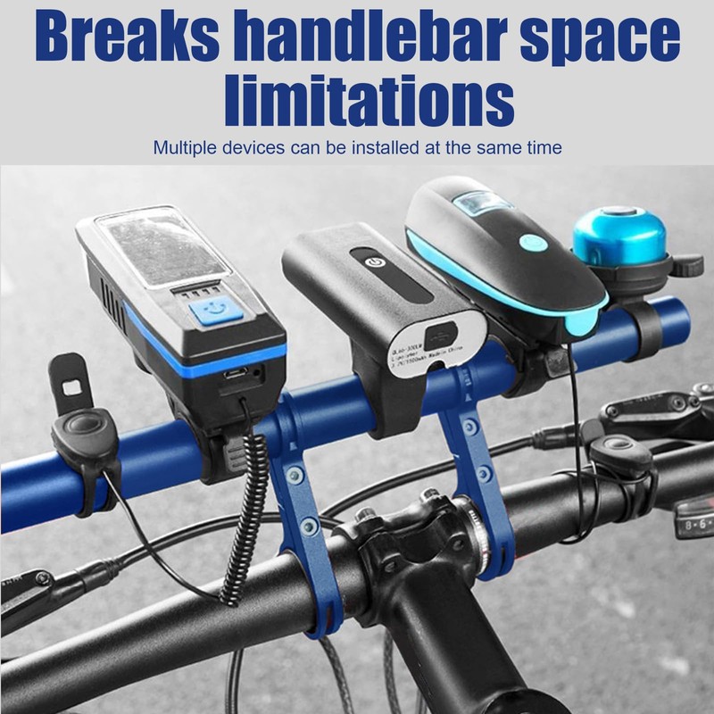 20cm Professional Handlebar Extension Frame Bike Handlebar Extend Bracket Double