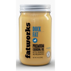 Fatworks, USDA Cage Free Duck Fat, Premium Gourmet Cooking Oil, No Preservatives