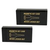 2 Hide A Key Magnetic Under Car Spare Key Holder
